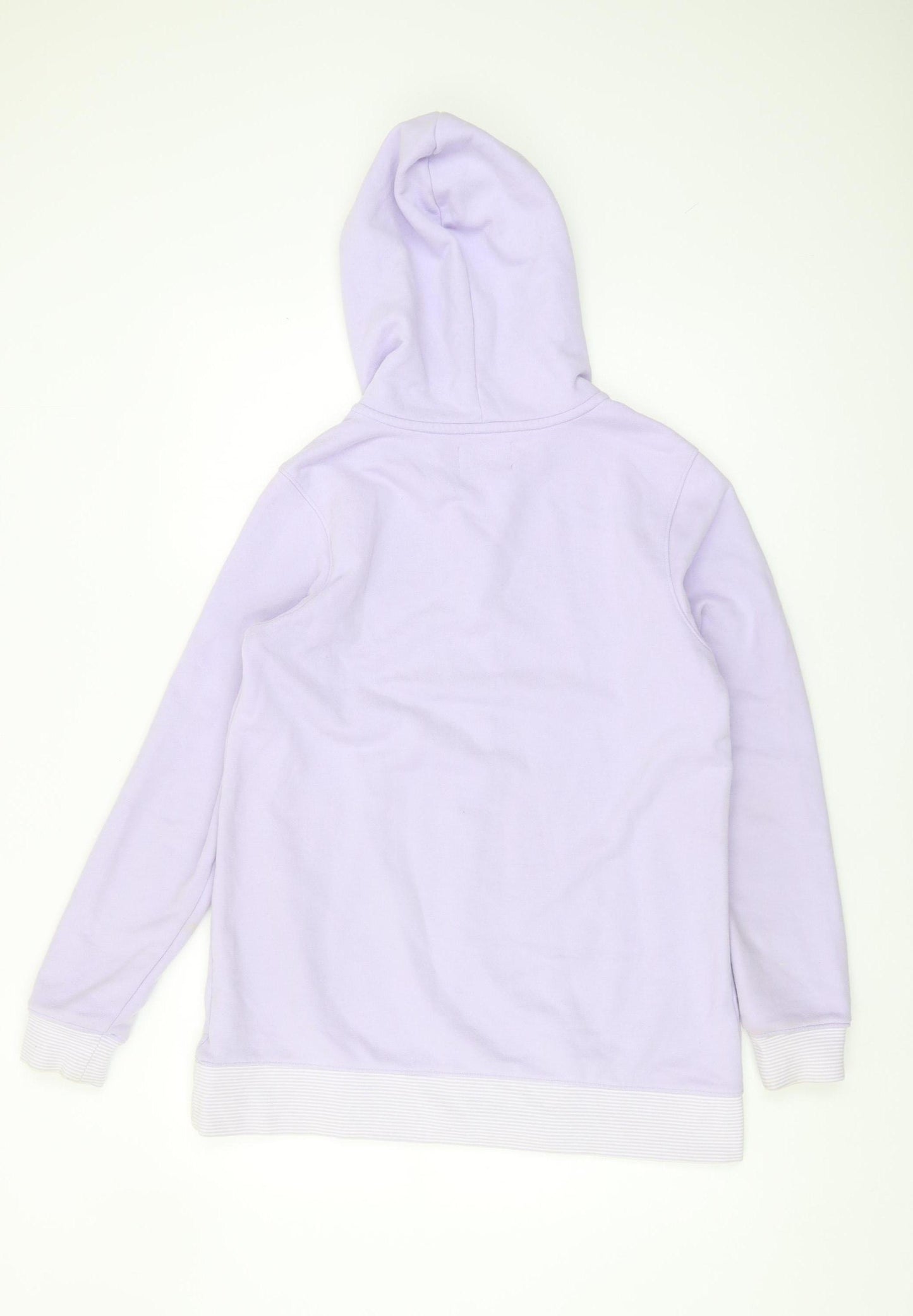 Lands' End Women's Purple S Hoodie, Long Sleeve, Henley