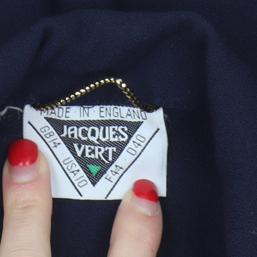 Jacques Vert Women's Blue Long Sleeve Jacket Size 14
