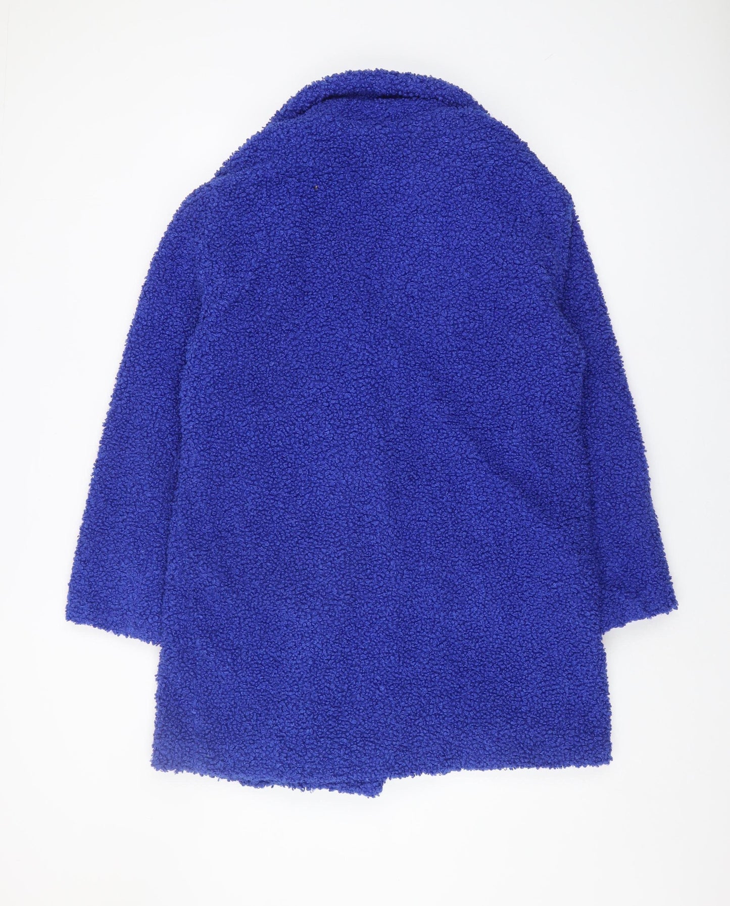 Roman Women's Blue Double-Breasted Mid-Length Coat