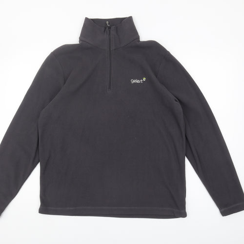 Gelert Men's Black Pullover Fleece Hoodie S