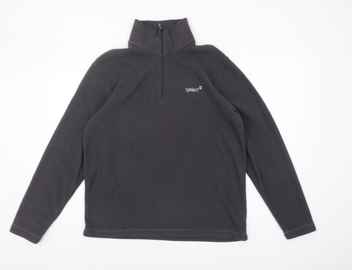 Gelert Men's Black Pullover Fleece Hoodie S