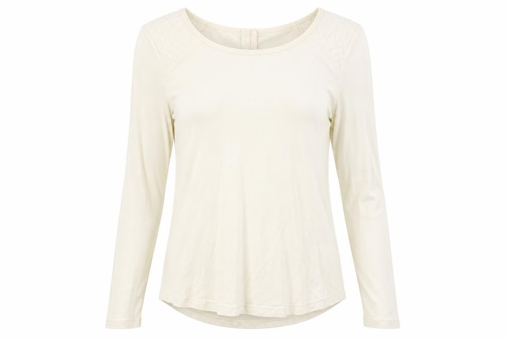 Banana Republic Women's Ivory XS Long Sleeve Top