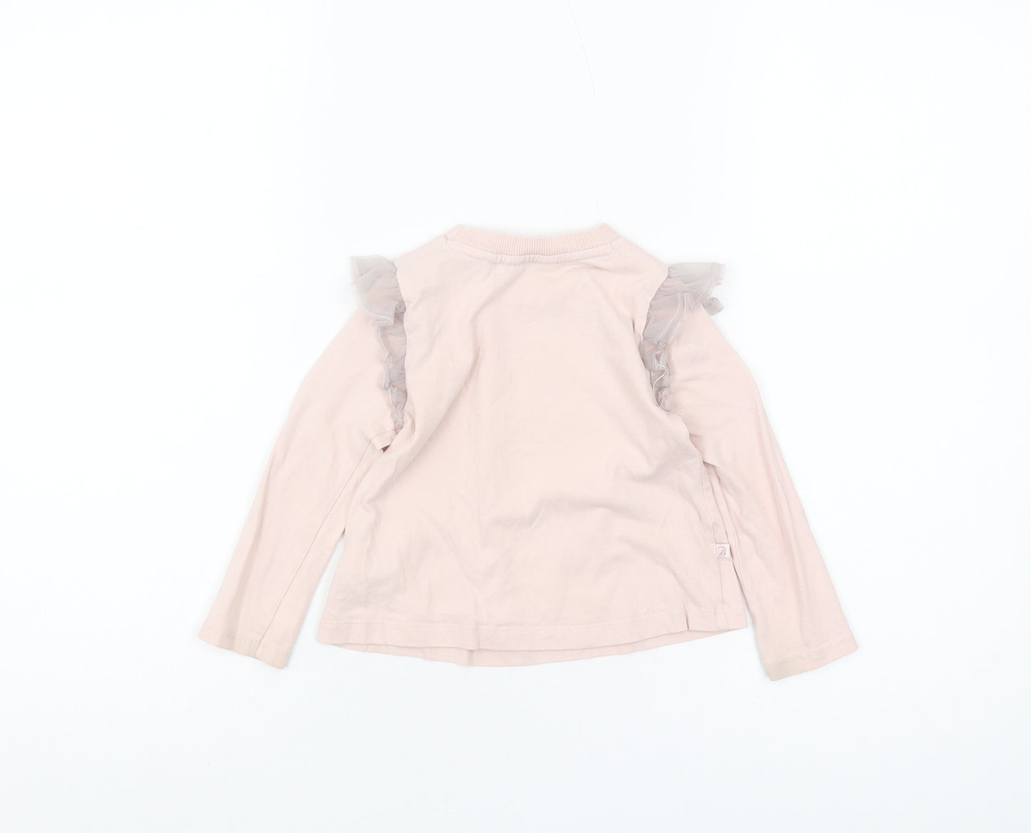 Ted Baker Girls Pink Long Sleeve T-Shirt 18-24 Months