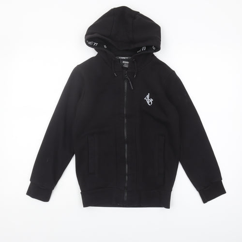 Sonneti Boys Black Full Zip Hoodie 8-10 Years