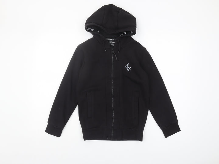 Sonneti Boys Black Full Zip Hoodie 8-10 Years