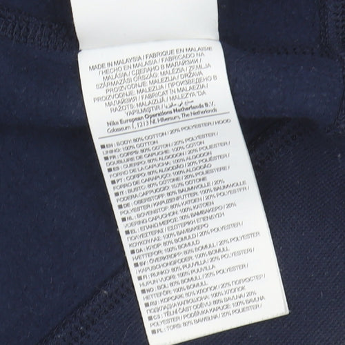 Nike Boys Blue Full Zip Hoodie XL
