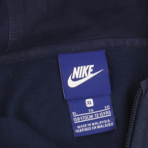 Nike Boys Blue Full Zip Hoodie XL