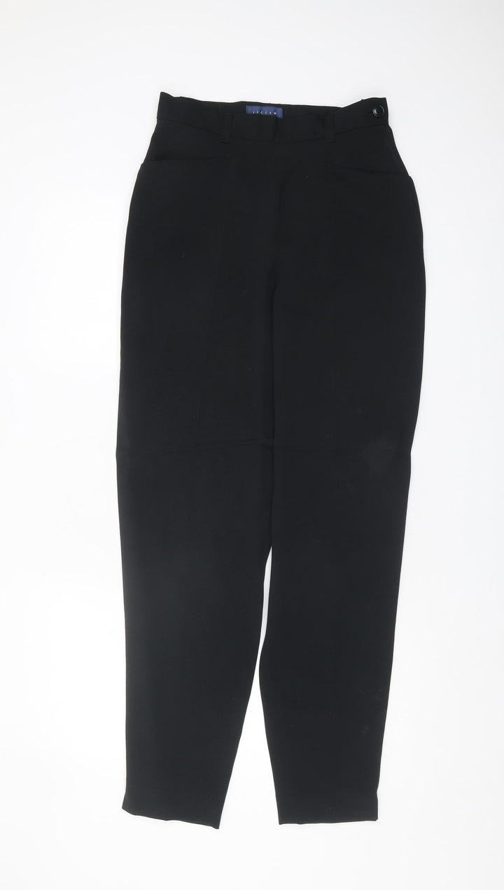 Jigsaw Women's Black Wool Trousers Size 2XS
