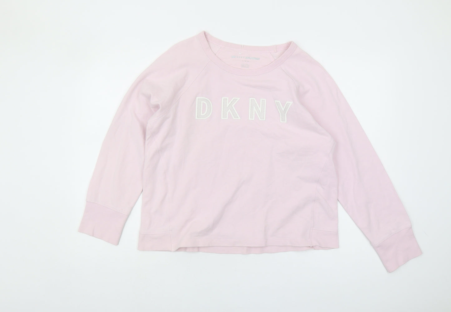 DKNY Women’s Pink Pullover Sweatshirt L