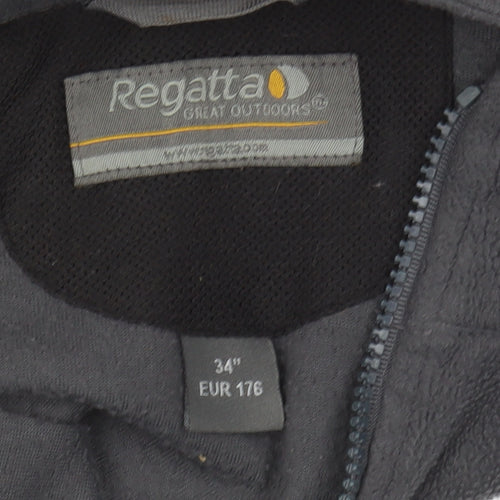 Regatta Men's Grey Fleece Jacket, Size 34, Casual Outdoor