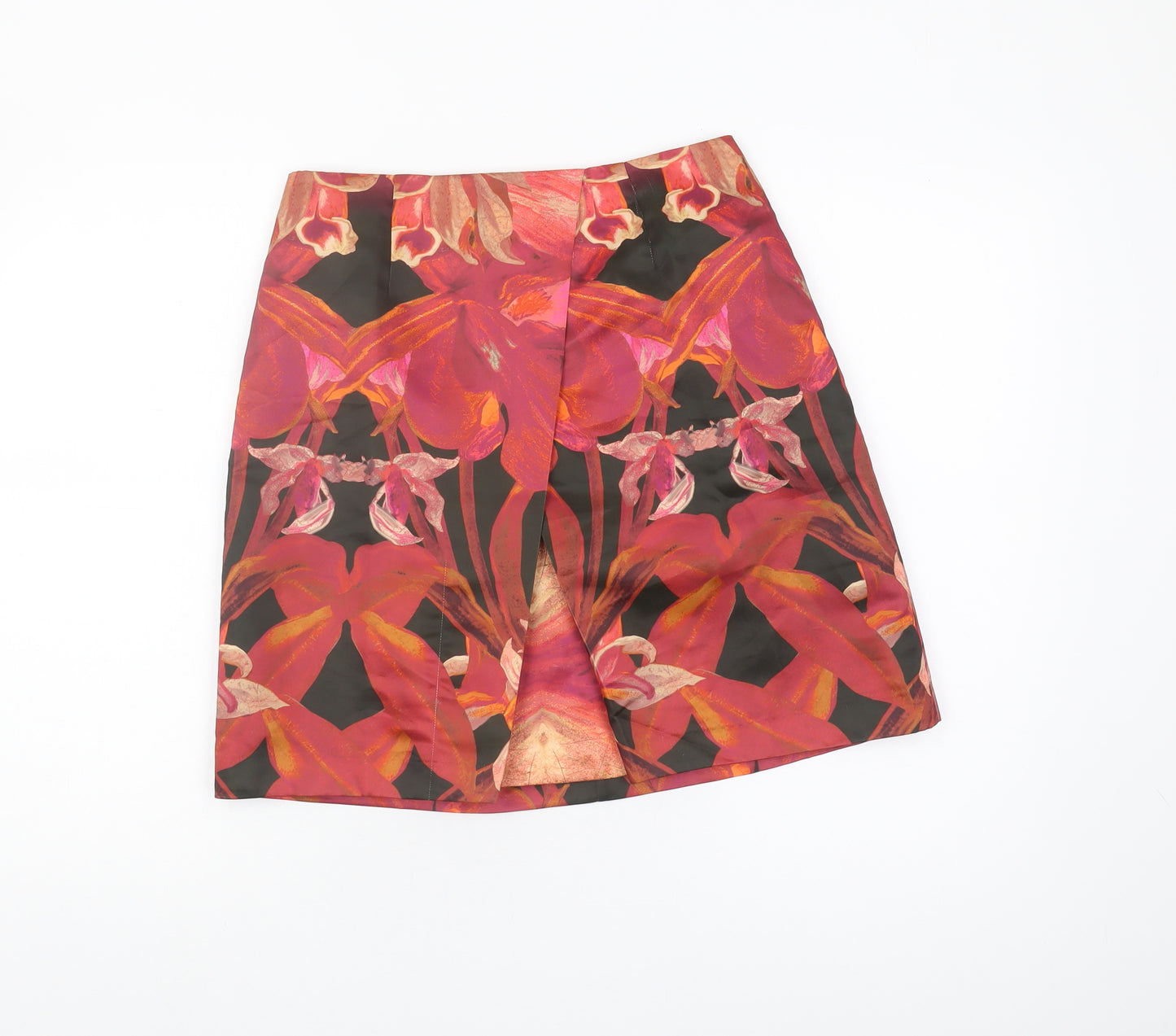 Ted Baker Women's Multicoloured Floral A-Line Skirt - L