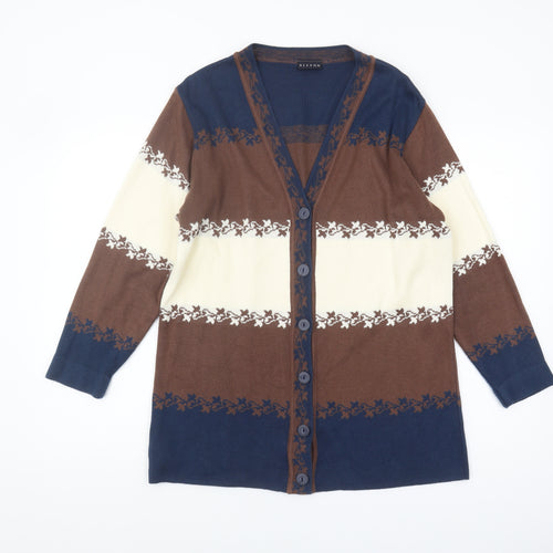 Alexon Women's Brown V-Neck Cardigan, Size S, Petites