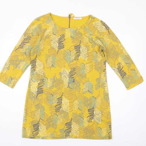White Stuff Women's Yellow Floral Tunic UK 12