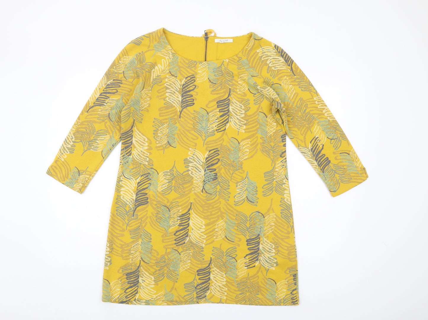 White Stuff Women's Yellow Floral Tunic UK 12