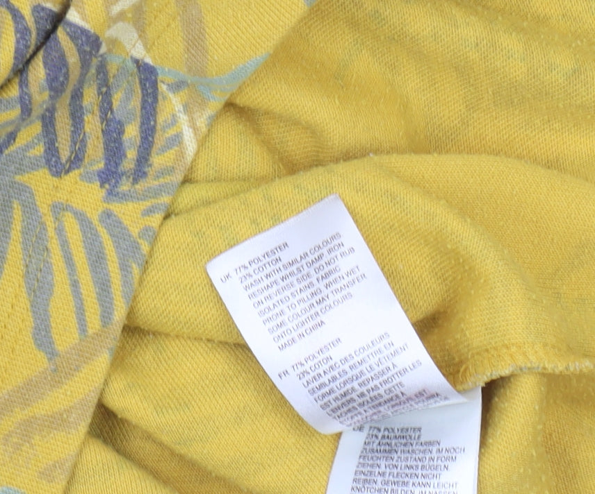 White Stuff Women's Yellow Floral Tunic UK 12