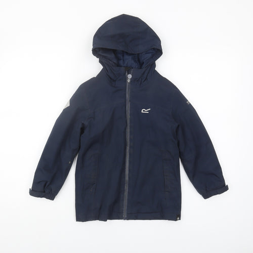 Regatta Boys Blue Anorak Jacket, Age 5-6, Waterproof