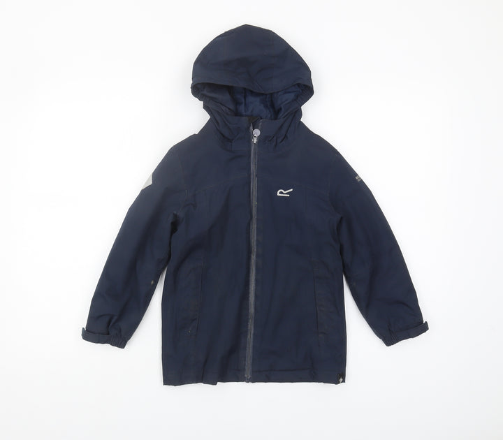 Regatta Boys Blue Anorak Jacket, Age 5-6, Waterproof