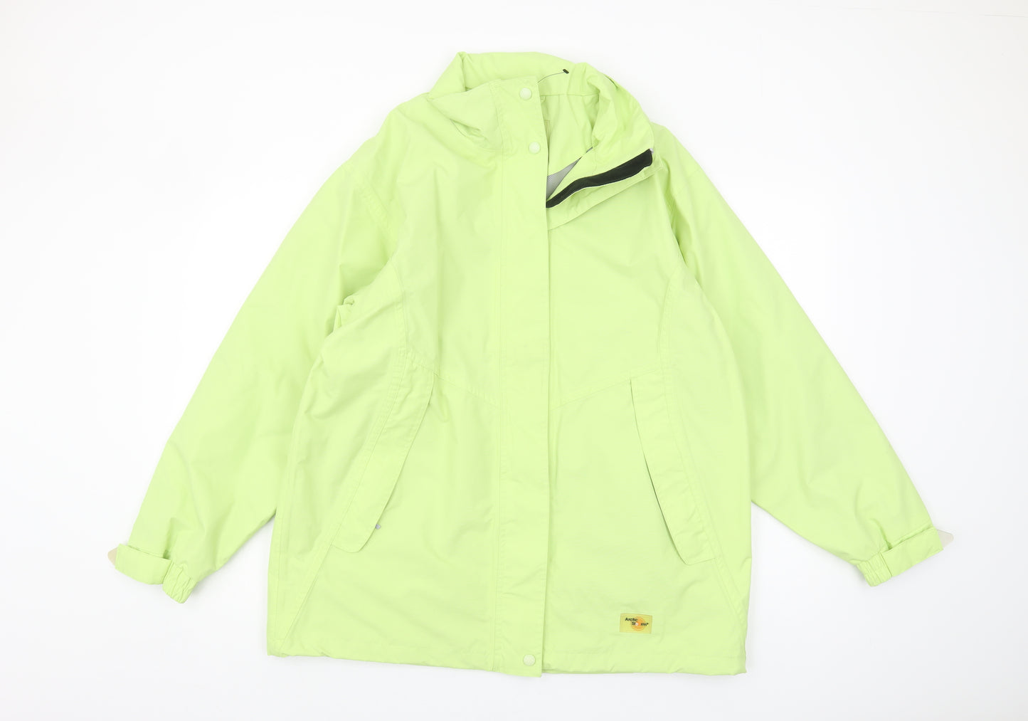 Arctic Storm Unisex Green XL Rain Coat Jacket