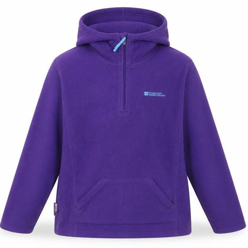 Mountain Warehouse Girls Purple Fleece Hoodie 13 Years