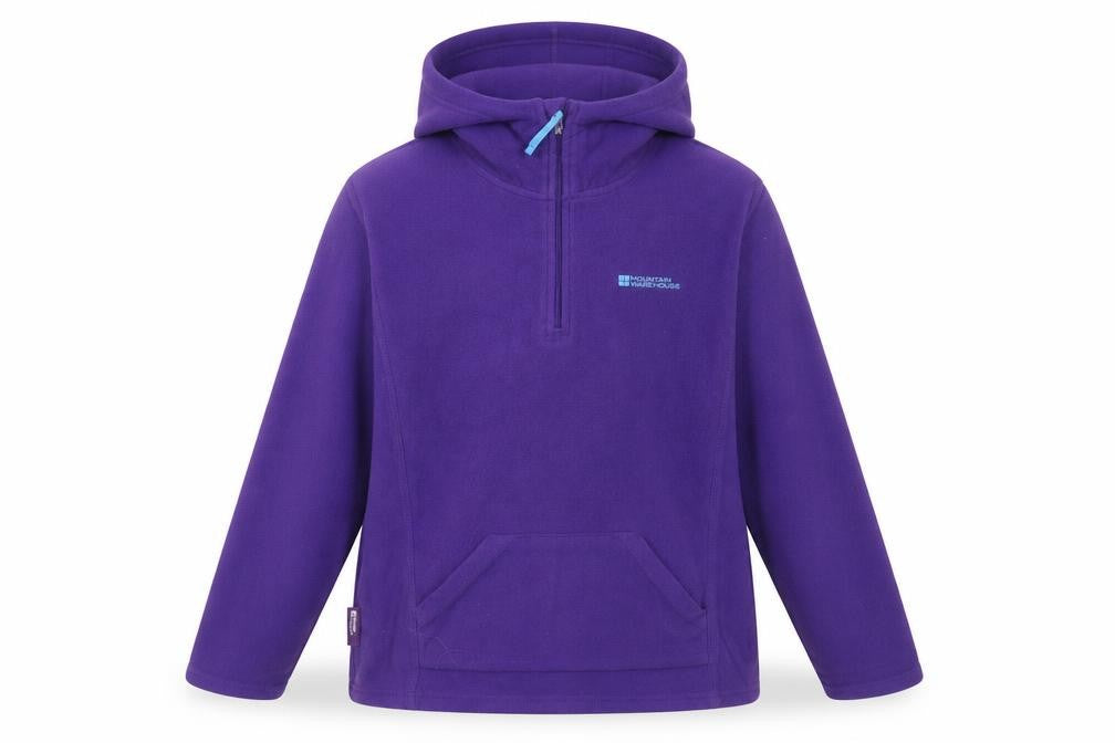 Mountain Warehouse Girls Purple Fleece Hoodie 13 Years