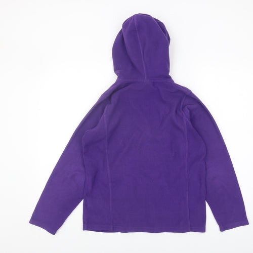 Mountain Warehouse Girls Purple Fleece Hoodie 13 Years