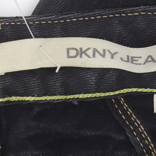 DKNY Men's Black Skinny Jeans, Size 27, Stretch Denim