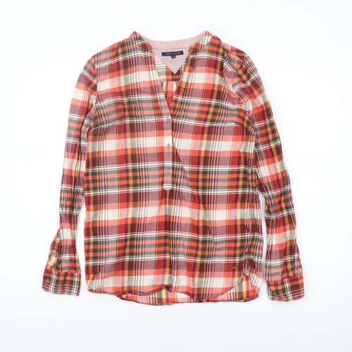 Tommy Hilfiger Women's Multicoloured Plaid Blouse XS