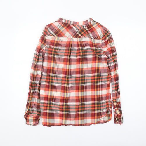 Tommy Hilfiger Women's Multicoloured Plaid Blouse XS