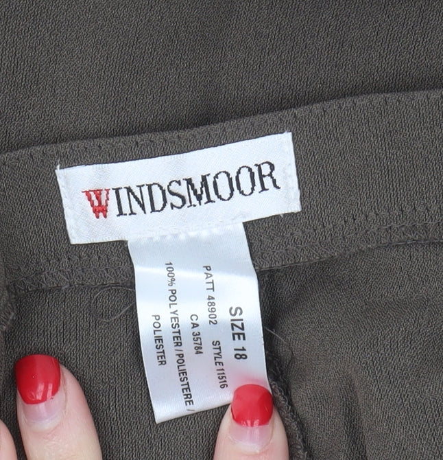 Windsmoor Brown Women's Trousers Size 18