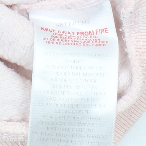 Sonneti Girls Pink Logo Pullover Sweatshirt 8-10 Years