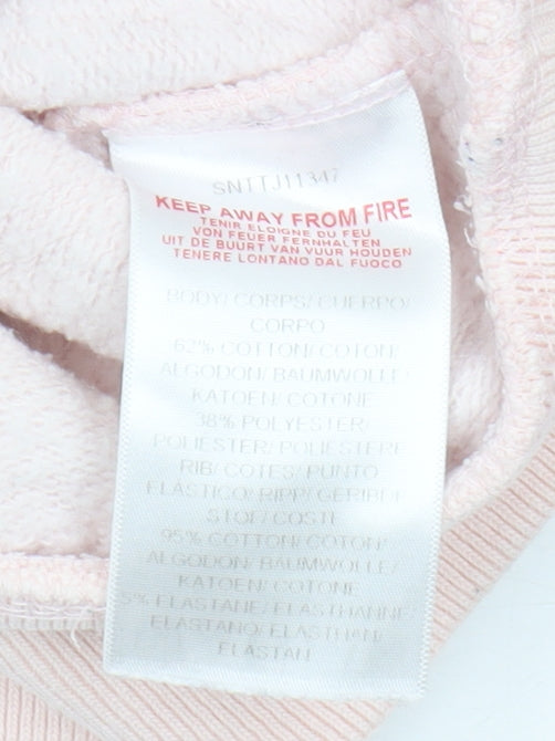 Sonneti Girls Pink Logo Pullover Sweatshirt 8-10 Years