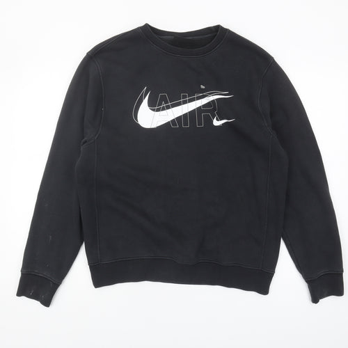 Nike Men's Black Crew Neck Sweatshirt S
