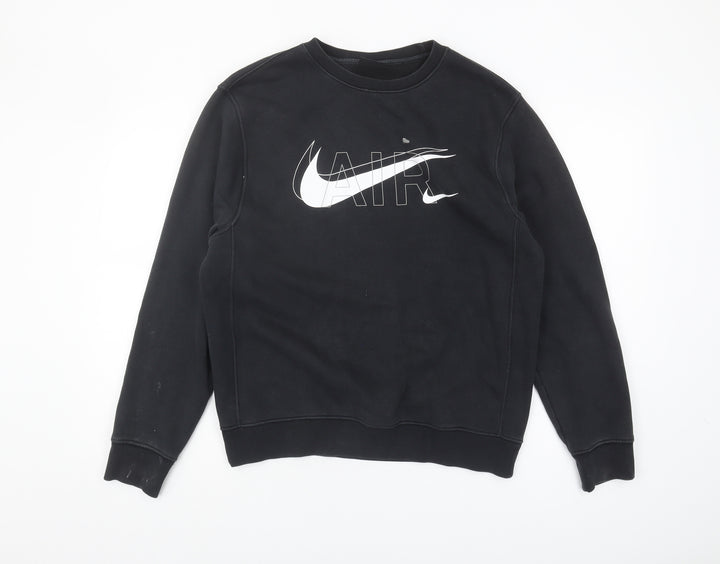 Nike Men's Black Crew Neck Sweatshirt S