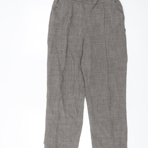 Honor Millburn Grey Women's Straight Trousers Size 12