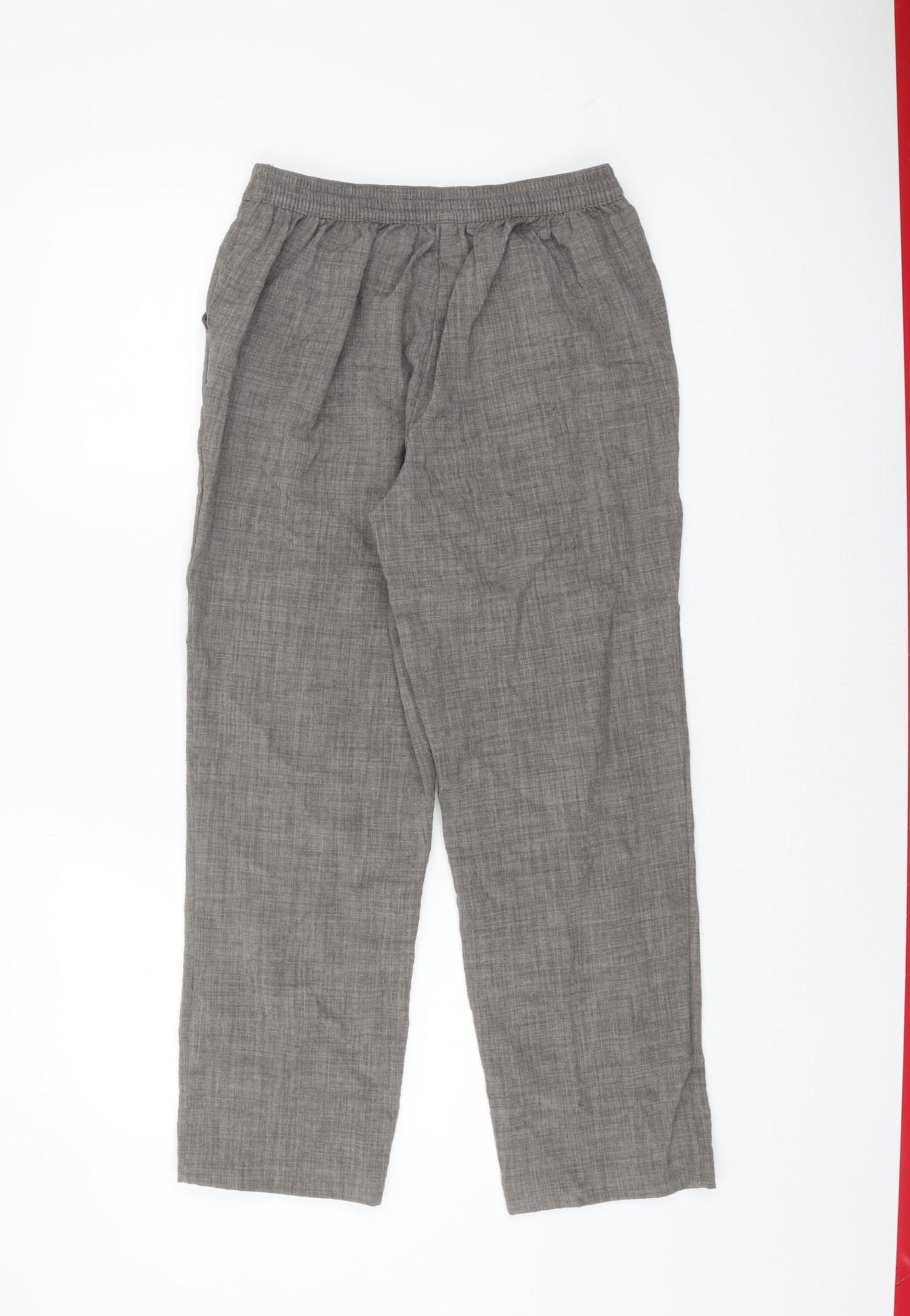 Honor Millburn Grey Women's Straight Trousers Size 12