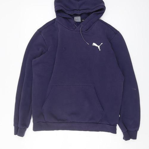 Puma Men’s Blue Pullover Hoodie Size M