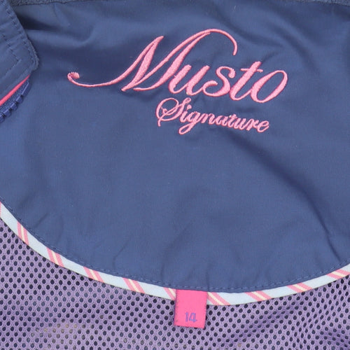 Musto Women's Blue Basic Jacket Size 14