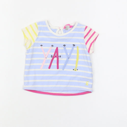 Joules Unisex Multicoloured Striped T-Shirt, 12 Months