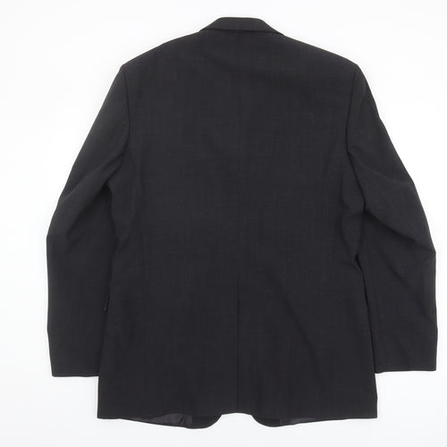 Moss Men's Grey Wool Blazer Jacket 42L Formal