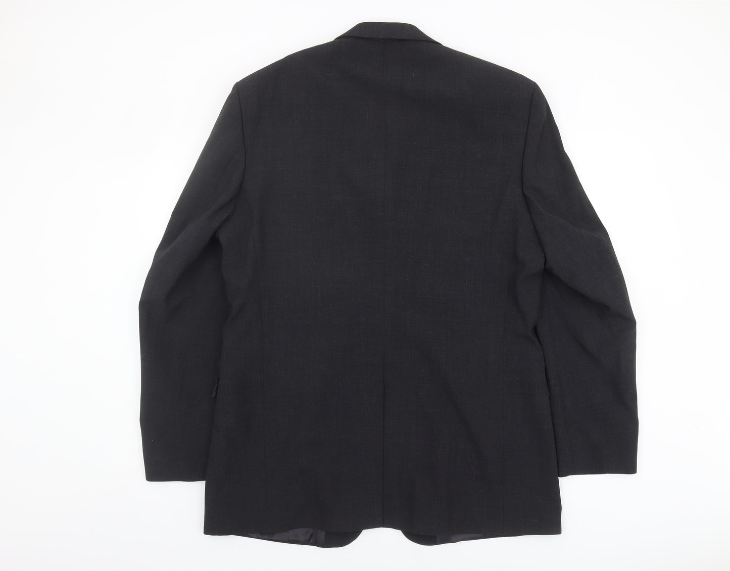 Moss Men's Grey Wool Blazer Jacket 42L Formal