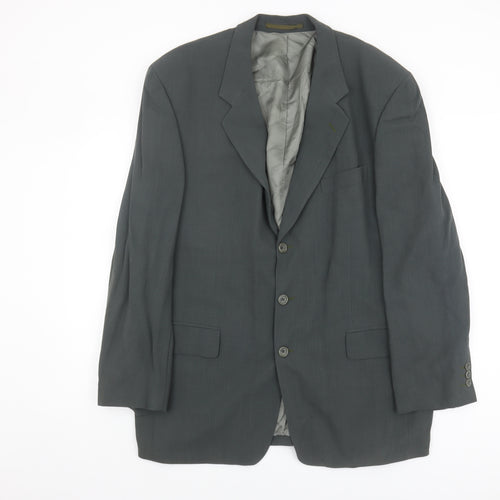 Van Gils Men's Grey Wool Blazer, 42R, Formal Attire