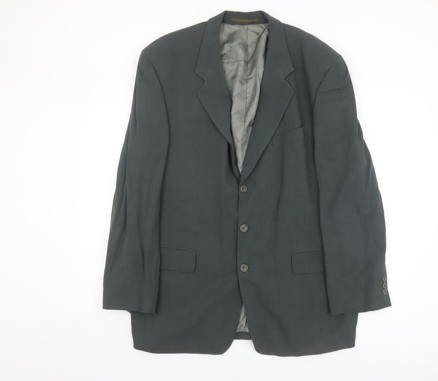 Van Gils Men's Grey Wool Blazer, 42R, Formal Attire