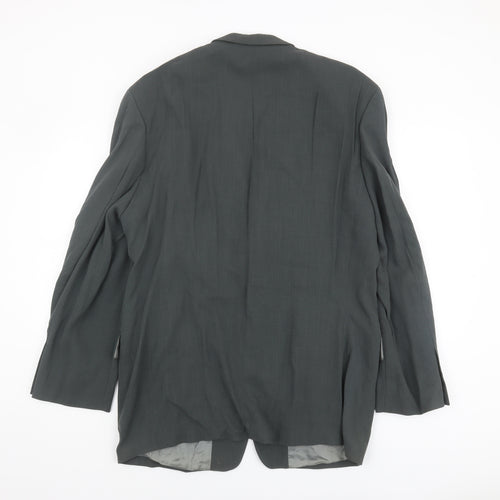 Van Gils Men's Grey Wool Blazer, 42R, Formal Attire