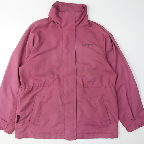 Outdoor Essentials Women's Pink Parka Jacket Size 14