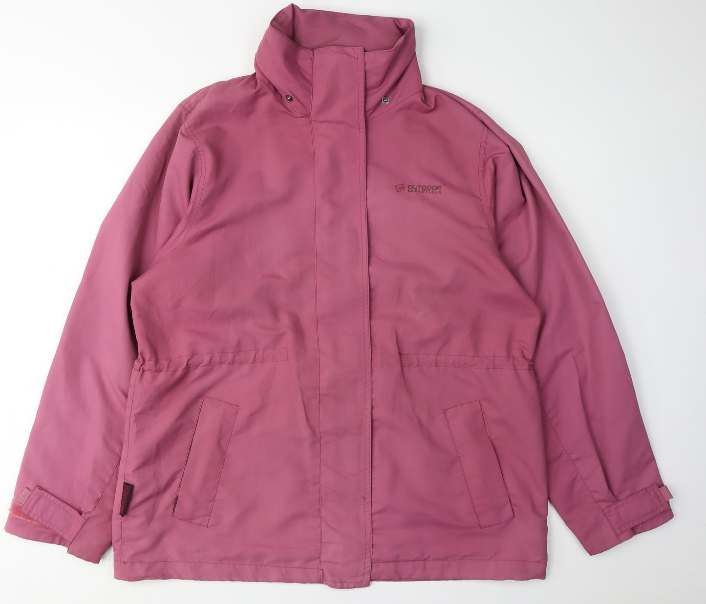 Outdoor Essentials Women's Pink Parka Jacket Size 14