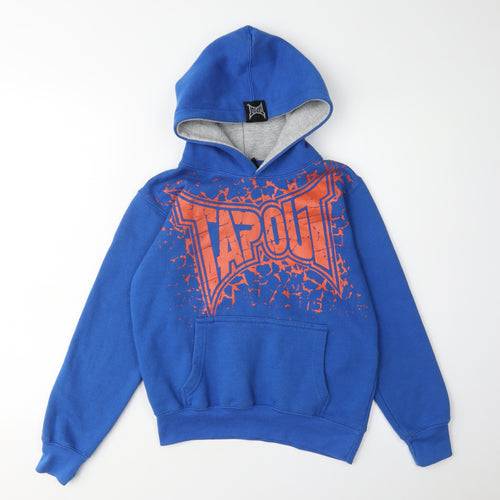 Tapout Boys Blue Pullover Hoodie - Size 7-8 Years