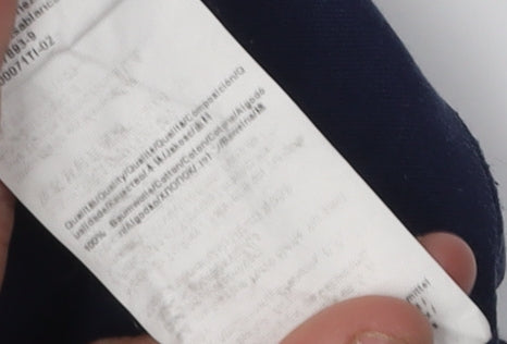 Boss Men's Blue Logo T-Shirt, Medium, Crew Neck