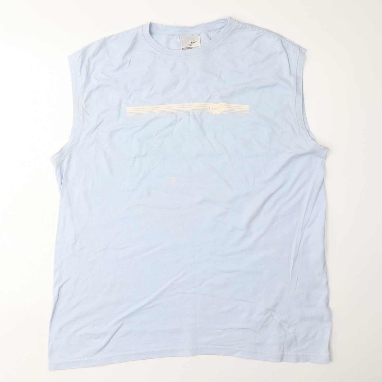 Nike Men's XL Blue Sleeveless T-Shirt - Good Condition
