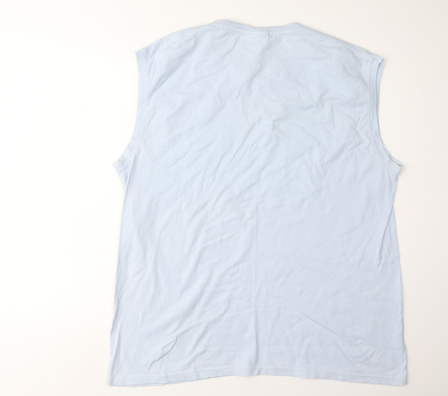 Nike Men's XL Blue Sleeveless T-Shirt - Good Condition