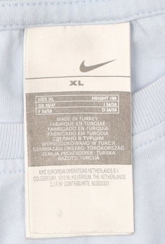 Nike Men's XL Blue Sleeveless T-Shirt - Good Condition